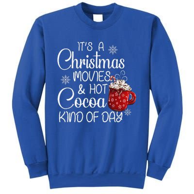 Christmas Movies Hot Cocoa Lover Funny Merry Christmas Sweatshirt