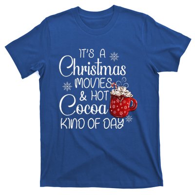 Christmas Movies Hot Cocoa Lover Funny Merry Christmas T-Shirt