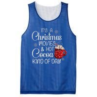 Christmas Movies Hot Cocoa Lover Funny Merry Christmas Mesh Reversible Basketball Jersey Tank