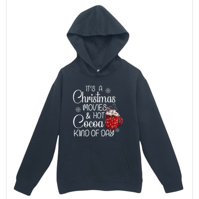 Christmas Movies Hot Cocoa Lover Funny Merry Christmas Urban Pullover Hoodie