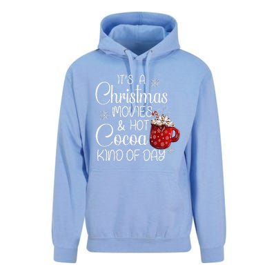 Christmas Movies Hot Cocoa Lover Funny Merry Christmas Unisex Surf Hoodie