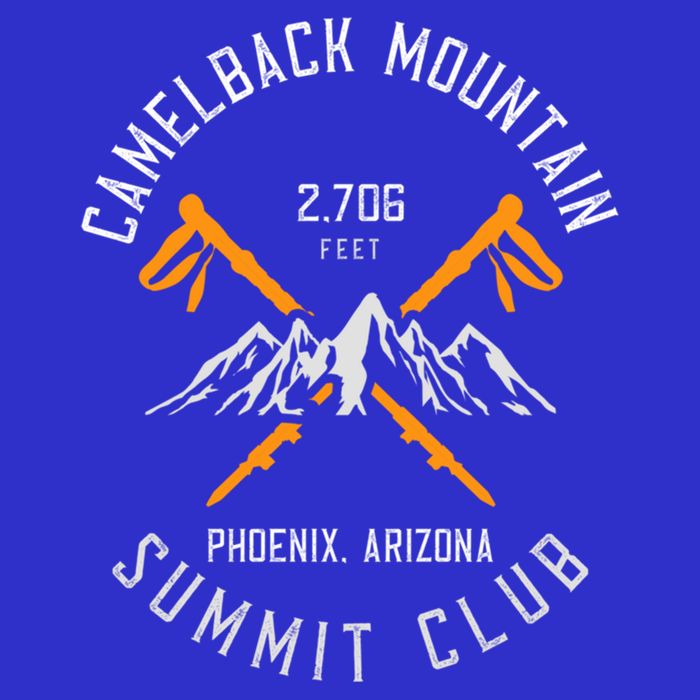 Camelback Mountain Hiking Phoenix Arizona Gift V-Neck T-Shirt