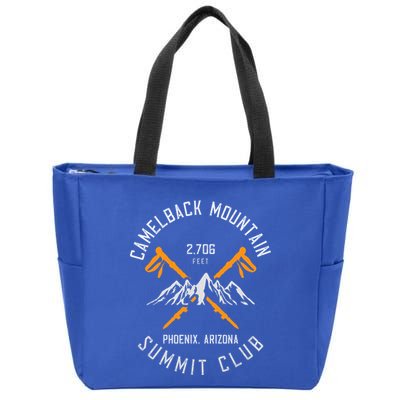 Camelback Mountain Hiking Phoenix Arizona Gift Zip Tote Bag
