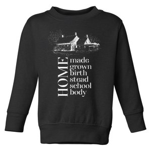 Crunchy Mom Home Birth Homestead Homeschool Mama Country Toddler Sweatshirt