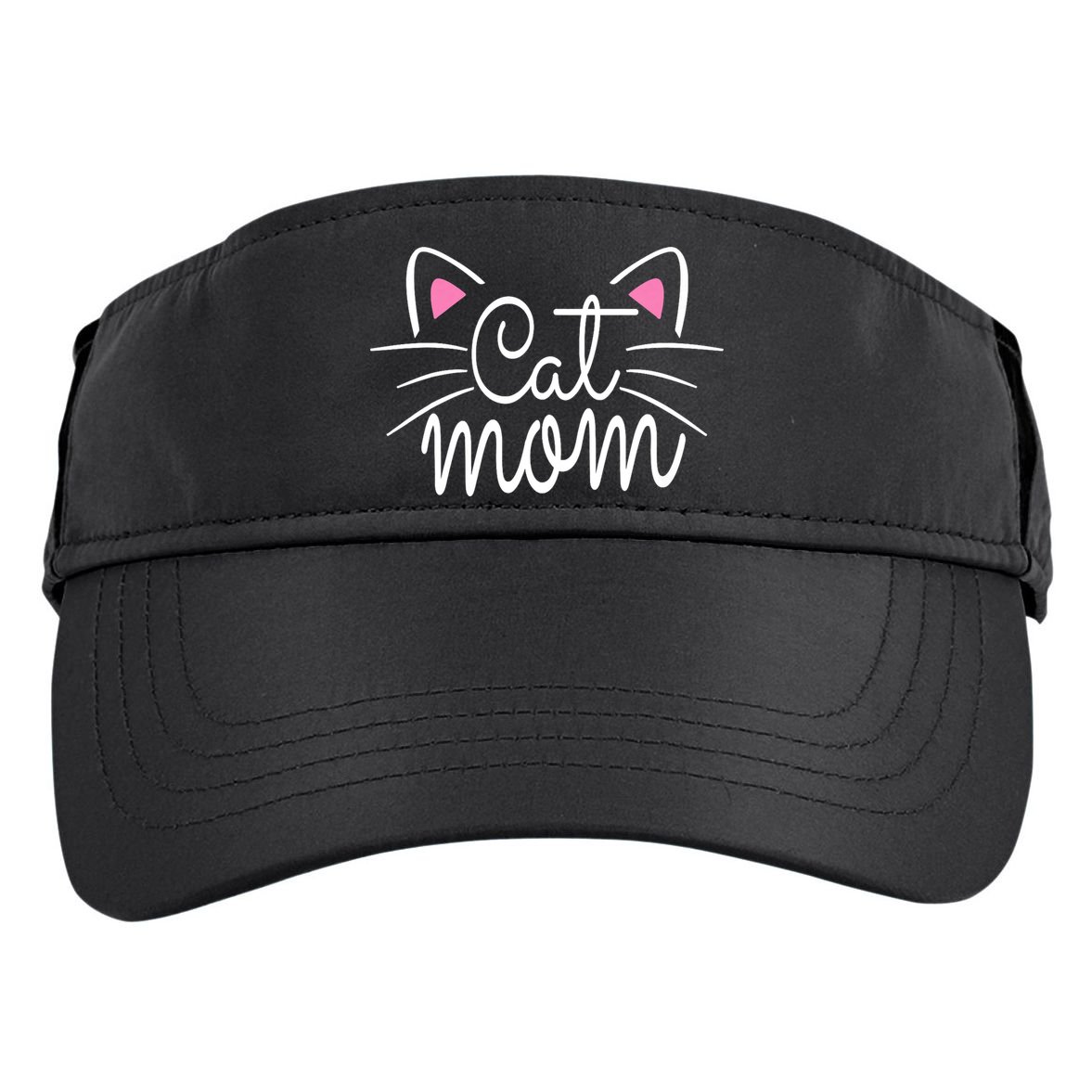 Cat Mom Happy Mothers Day For Cat Lovers Family Matching Adult Drive Performance Visor