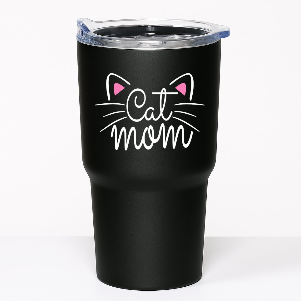 Cat Mom Happy Mothers Day For Cat Lovers Family Matching Tumbler