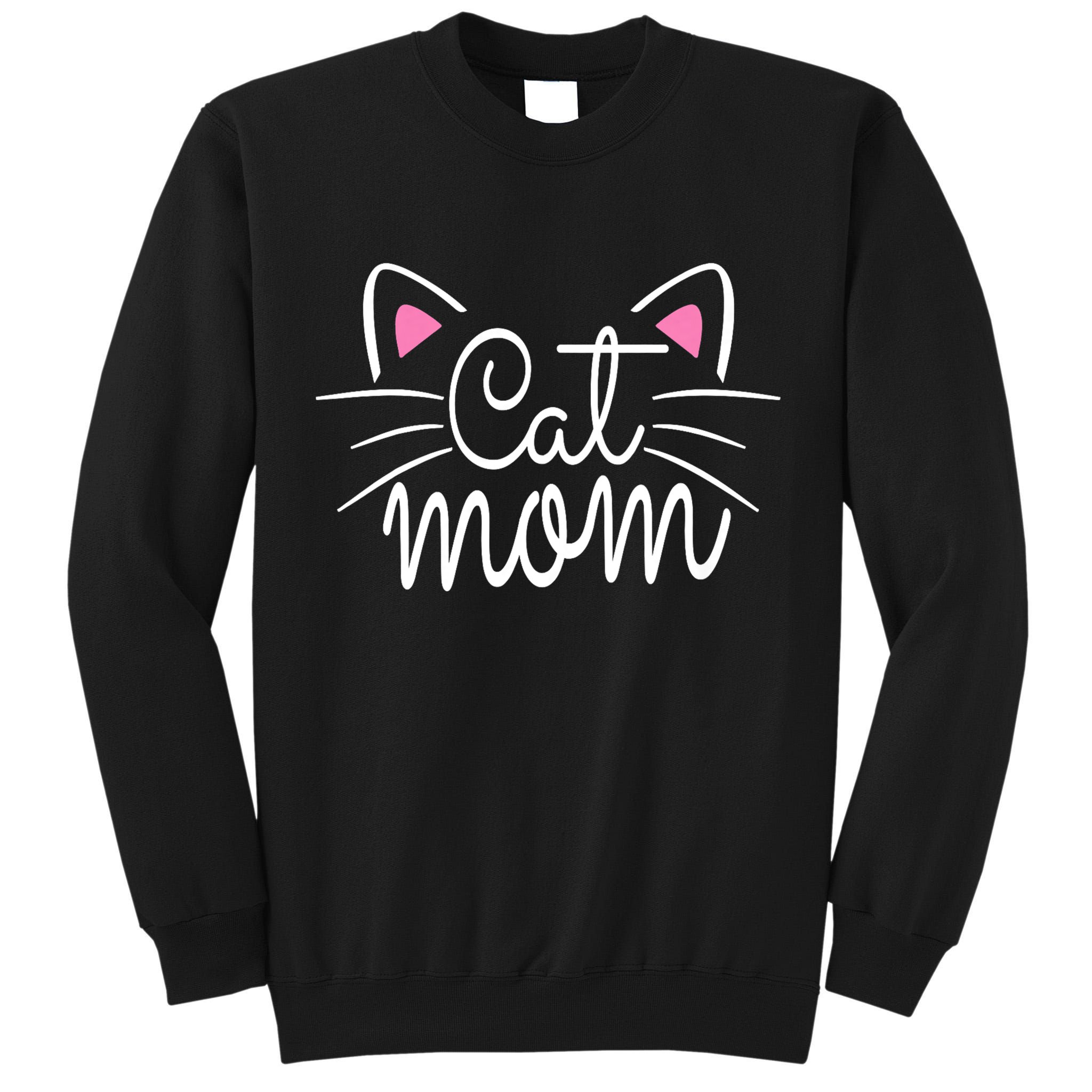 Cat Mom Happy Mothers Day For Cat Lovers Family Matching Tall Sweatshirt