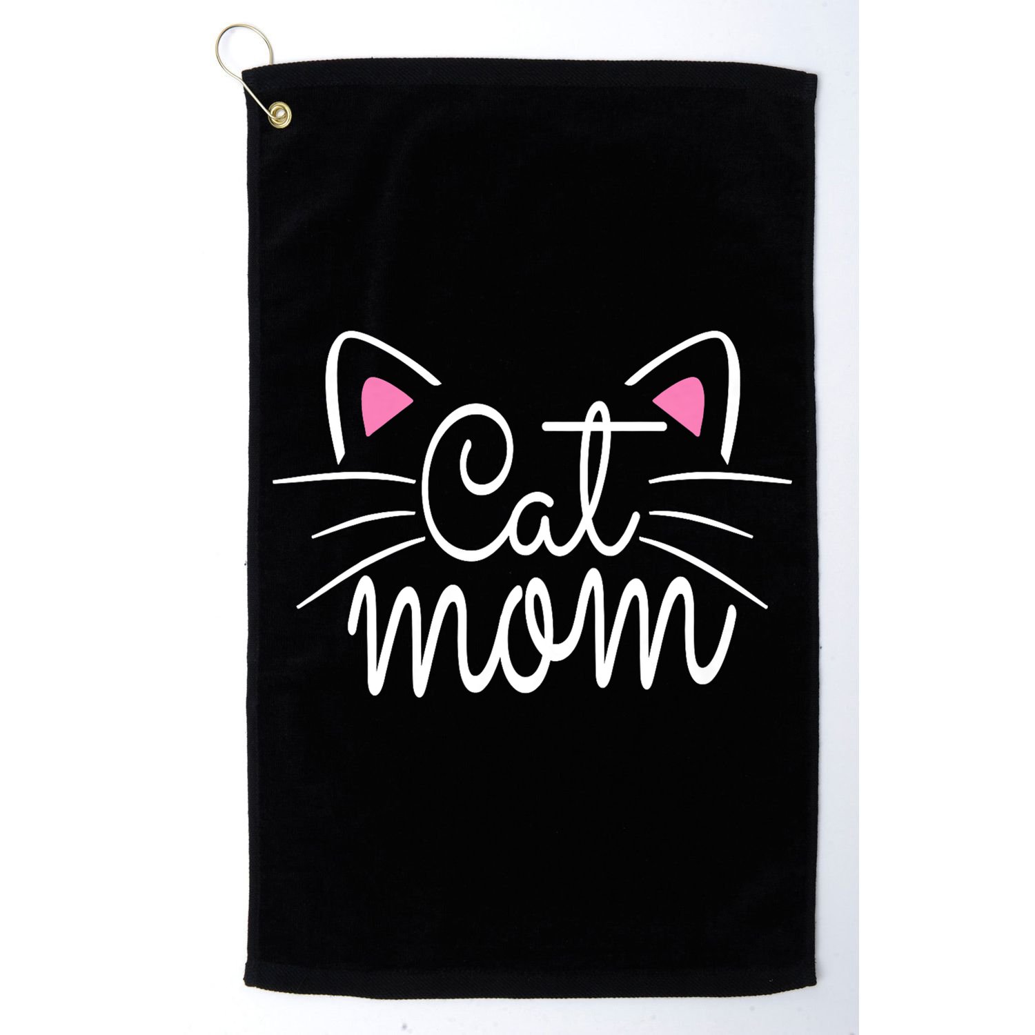 Cat Mom Happy Mothers Day For Cat Lovers Family Matching Golf Towel