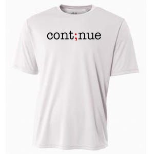 Continue Mental Health Awareness Cooling Performance Crew T-Shirt