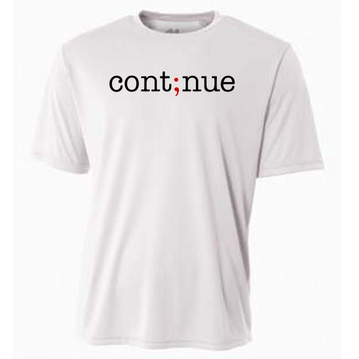 Continue Mental Health Awareness Cooling Performance Crew T-Shirt