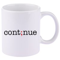 Continue Mental Health Awareness 11oz C Handle Ceramic Mug