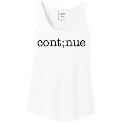 Continue Mental Health Awareness Ladies Essential Tank