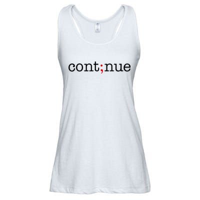 Continue Mental Health Awareness Ladies Essential Flowy Tank