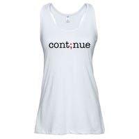 Continue Mental Health Awareness Ladies Essential Flowy Tank