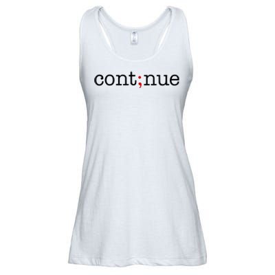 Continue Mental Health Awareness Ladies Essential Flowy Tank