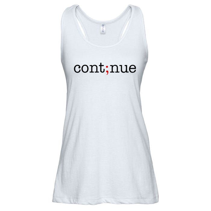 Continue Mental Health Awareness Ladies Essential Flowy Tank