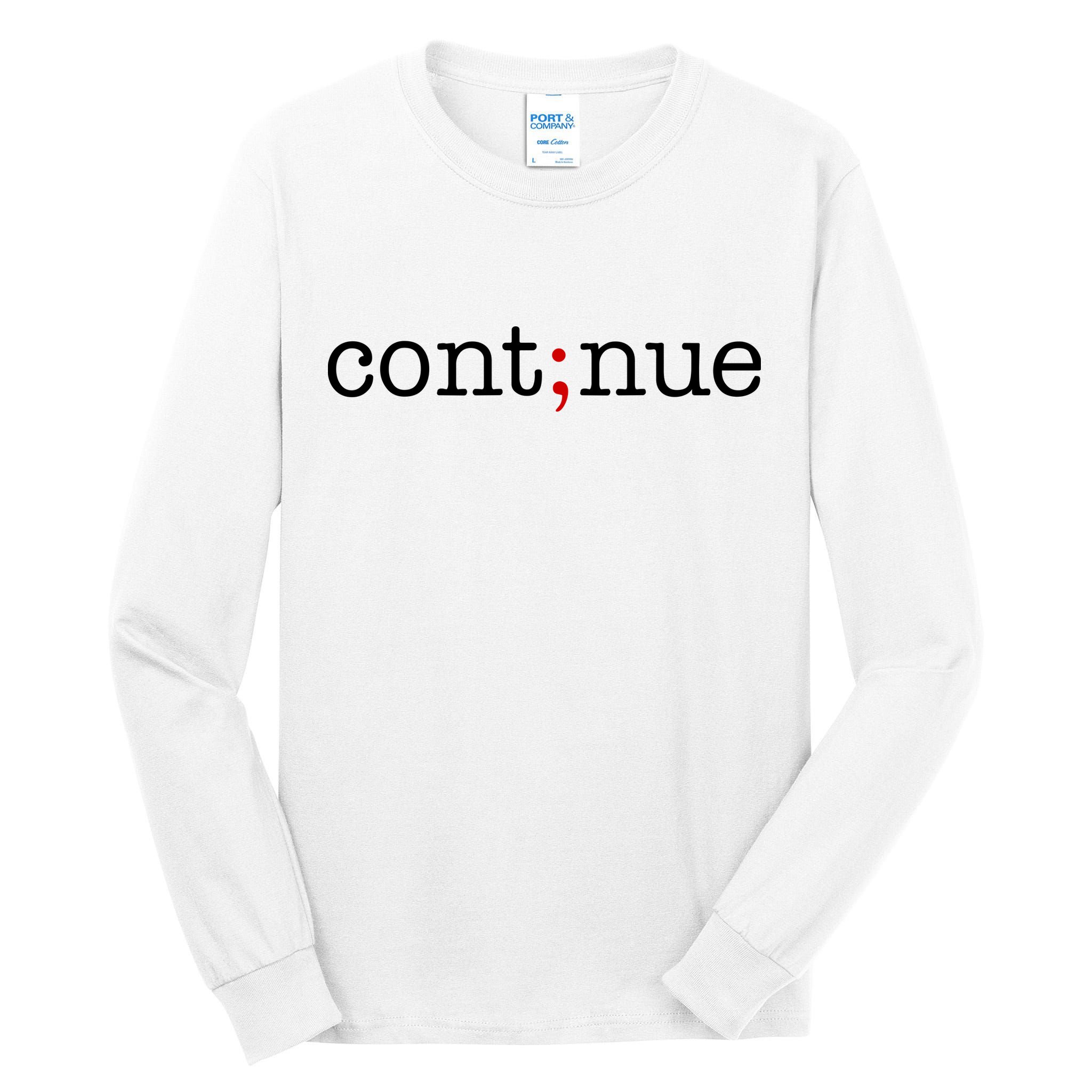 Continue Mental Health Awareness Tall Long Sleeve T-Shirt