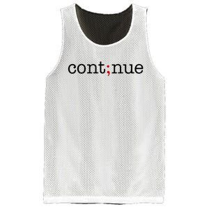 Continue Mental Health Awareness Mesh Reversible Basketball Jersey Tank