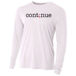 Continue Mental Health Awareness Cooling Performance Long Sleeve Crew