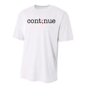 Continue Mental Health Awareness Performance Sprint T-Shirt