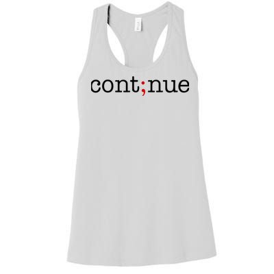 Continue Mental Health Awareness Women's Racerback Tank