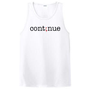 Continue Mental Health Awareness PosiCharge Competitor Tank