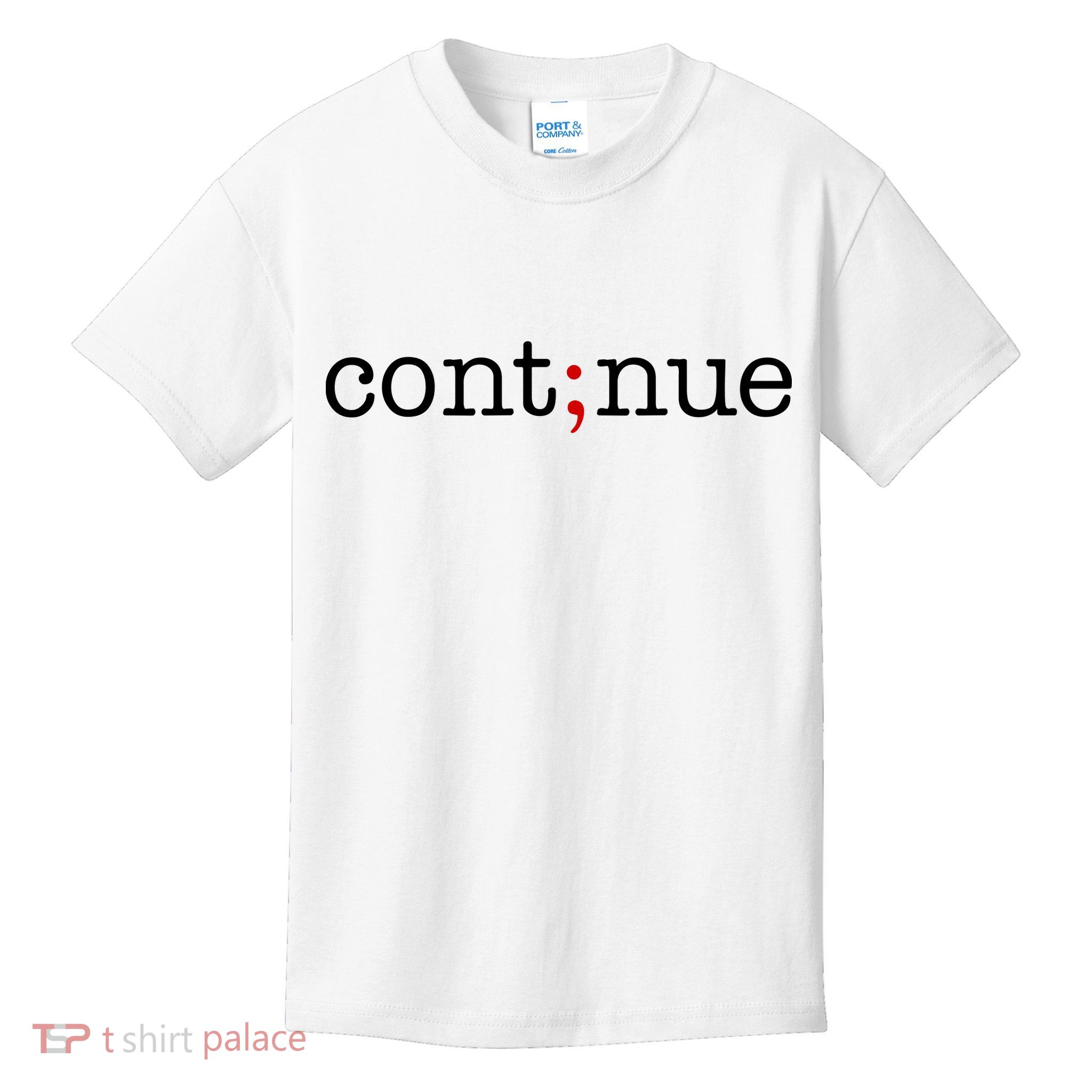 Continue Mental Health Awareness Kids T-Shirt