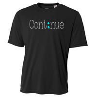 Continue Mental Health Awareness Semicolon Cooling Performance Crew T-Shirt