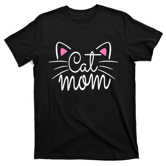 Cat Mom Happy Mothers Day For Cat Lovers Family Matching T-Shirt