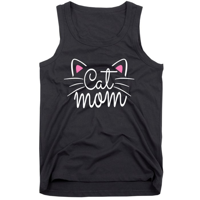 Cat Mom Happy Mothers Day For Cat Lovers Family Matching Tank Top