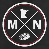 Classic Minnesota Hockey Mn Outline 7 Panel Mesh Trucker Snapback Hat