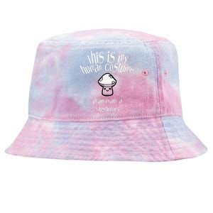 Cute Mushroom Halloween Easy Lazy Costume Scary Party Tie-Dyed Bucket Hat