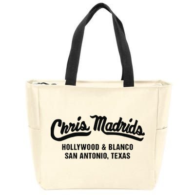 Chris Madrids Hollywood And Blanco San Antonio Texas Zip Tote Bag