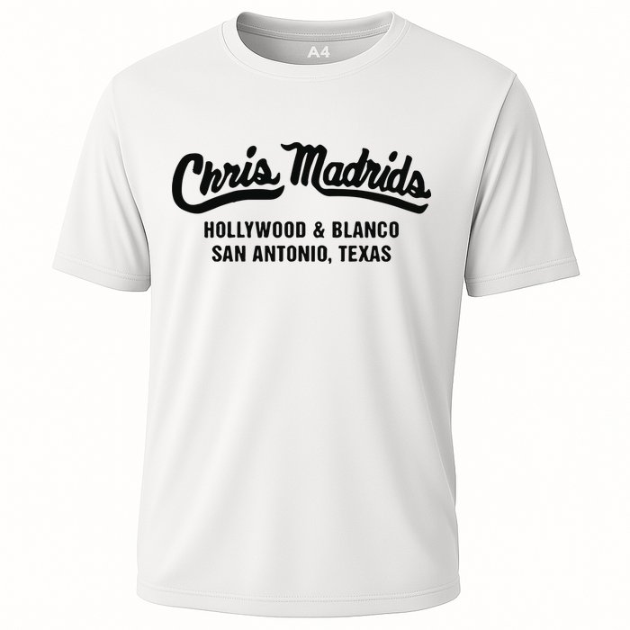 Chris Madrids Hollywood And Blanco San Antonio Texas Cooling Performance Crew T-Shirt