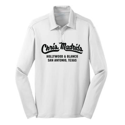 Chris Madrids Hollywood And Blanco San Antonio Texas Silk Touch Performance Long Sleeve Polo