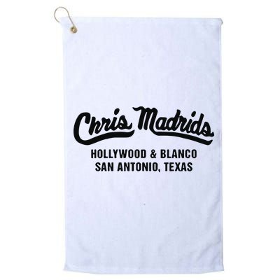 Chris Madrids Hollywood And Blanco San Antonio Texas Golf Towel