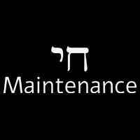 Chai Maintenance Hebrew Jewish Cool Valentine's Day Passover Womens Tank Top
