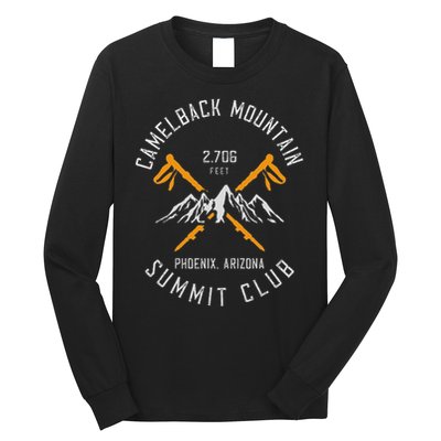 Camelback Mountain Hiking Phoenix Arizona Long Sleeve Shirt