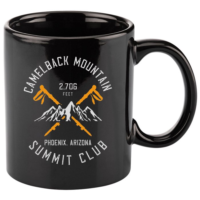 Camelback Mountain Hiking Phoenix Arizona 11oz C Handle Ceramic Mug