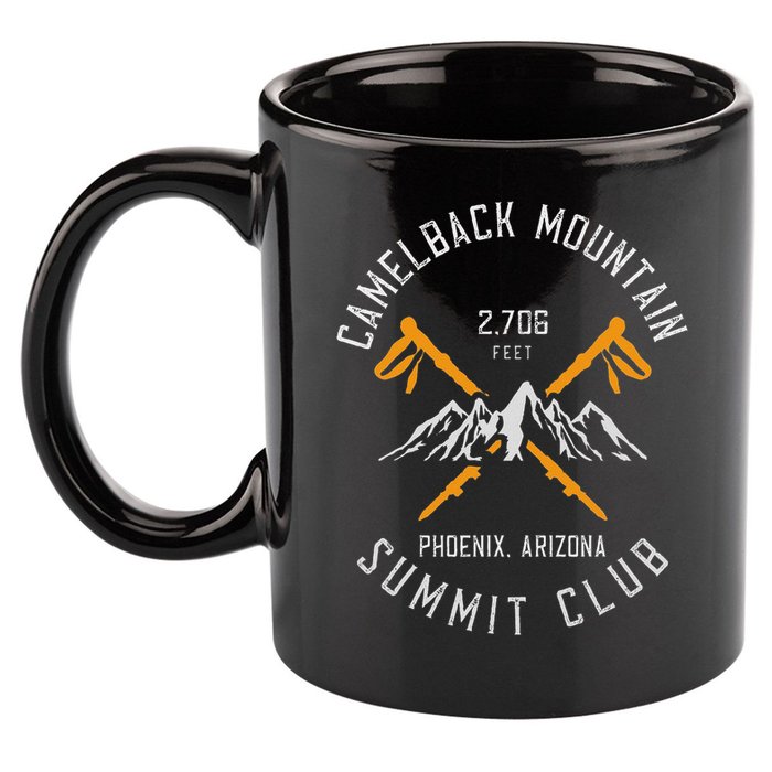 Camelback Mountain Hiking Phoenix Arizona 11oz C Handle Ceramic Mug