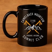 Camelback Mountain Hiking Phoenix Arizona 11oz C Handle Ceramic Mug