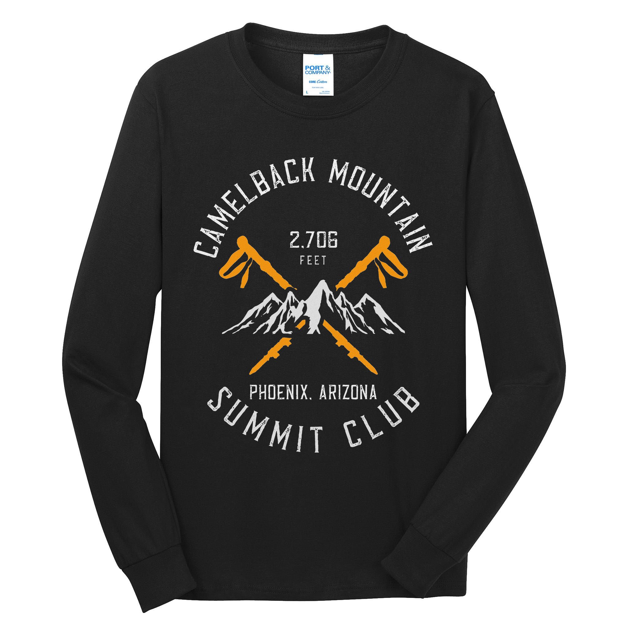 Camelback Mountain Hiking Phoenix Arizona Tall Long Sleeve T-Shirt