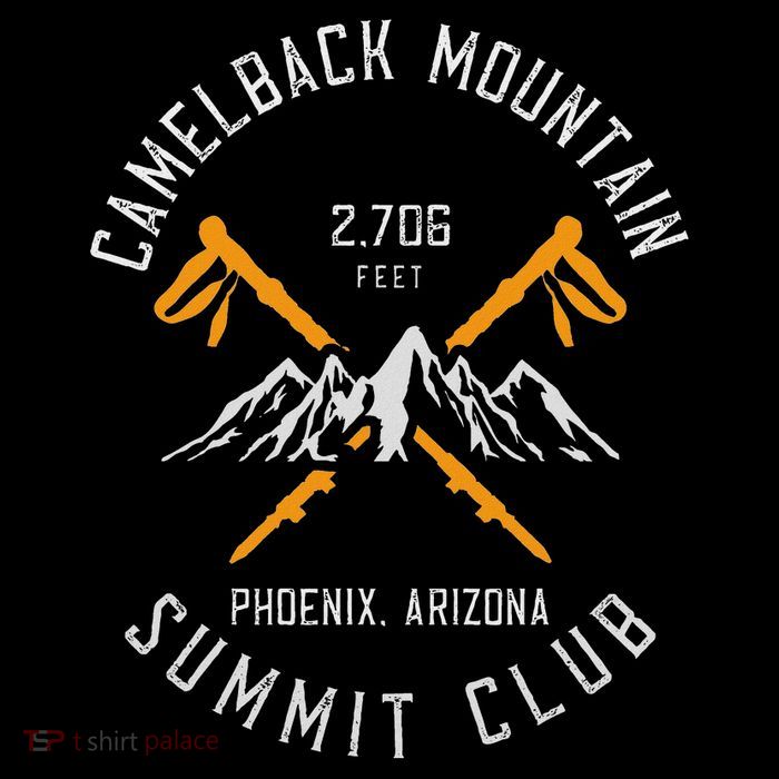 Camelback Mountain Hiking Phoenix Arizona Premium T-Shirt
