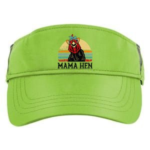 Chickenshirt Mama Hen Mother Day Gift Funny Farm Mom Women Adult Drive Performance Visor