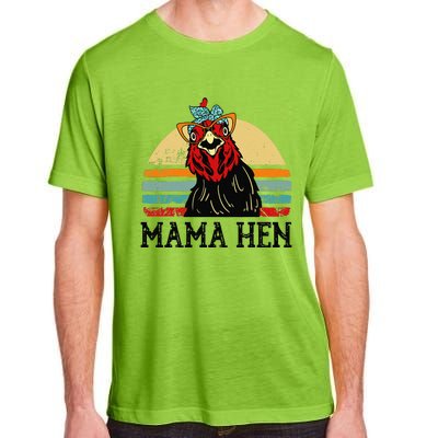 Chickenshirt Mama Hen Mother Day Gift Funny Farm Mom Women Adult ChromaSoft Performance T-Shirt