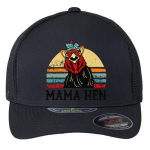 Chickenshirt Mama Hen Mother Day Gift Funny Farm Mom Women Flexfit Unipanel Trucker Cap