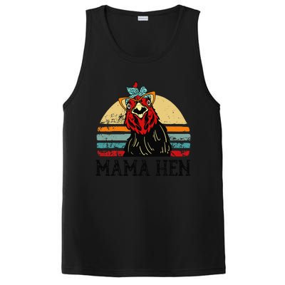 Chickenshirt Mama Hen Mother Day Gift Funny Farm Mom Women PosiCharge Competitor Tank