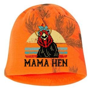 Chickenshirt Mama Hen Mother Day Gift Funny Farm Mom Women Kati - Camo Knit Beanie