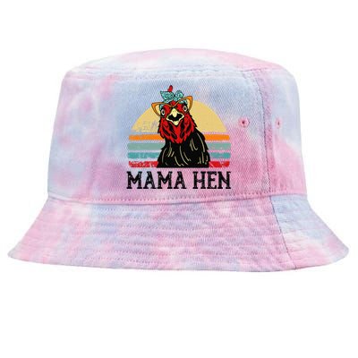 Chickenshirt Mama Hen Mother Day Gift Funny Farm Mom Women Tie-Dyed Bucket Hat