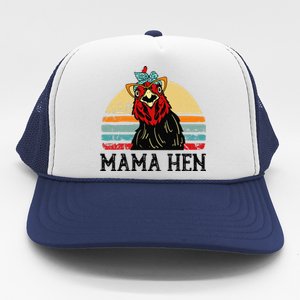 Chickenshirt Mama Hen Mother Day Gift Funny Farm Mom Women Trucker Hat